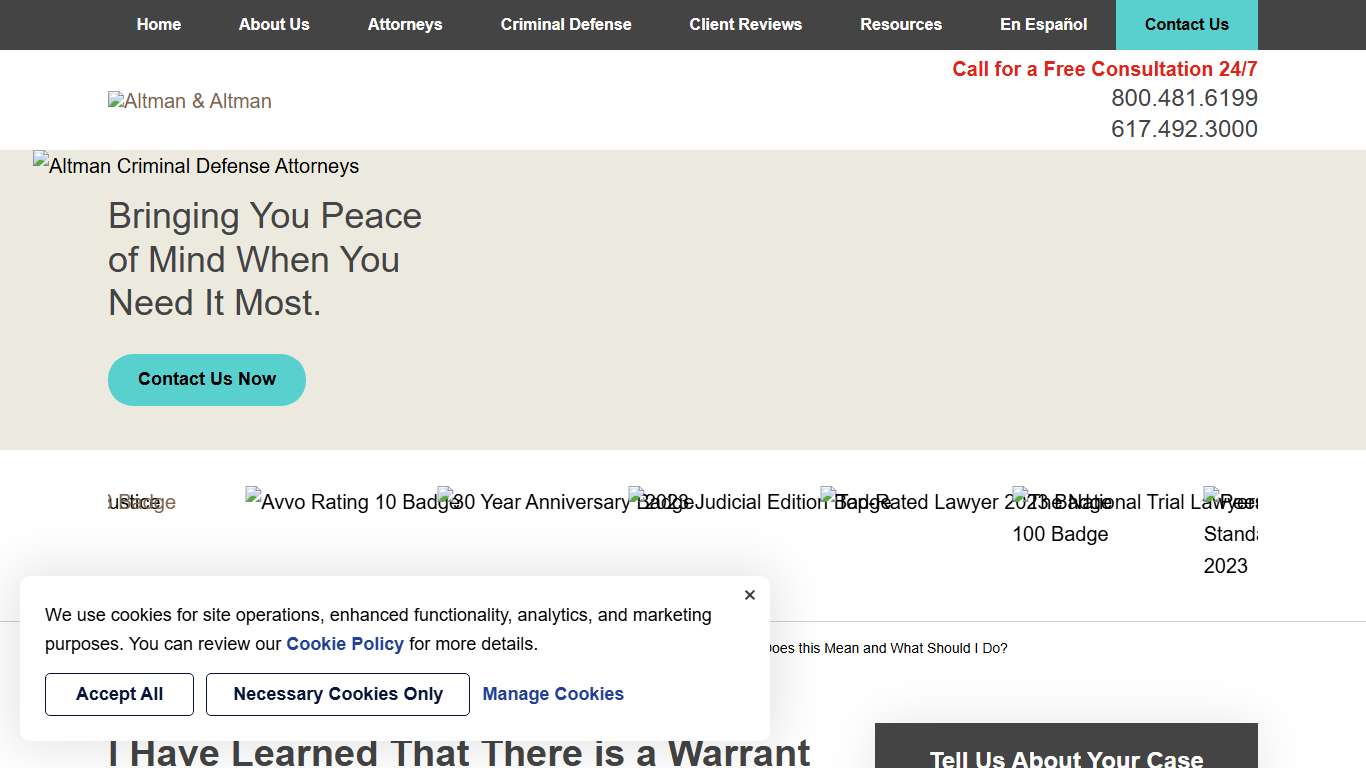 I Have Learned That There is a Warrant Out for my Arrest in MA. What Does this Mean and What Should I Do?